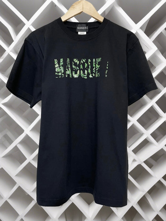 グラフィック Tシャツ ブラック Graphic #1 "Clipping Masque"