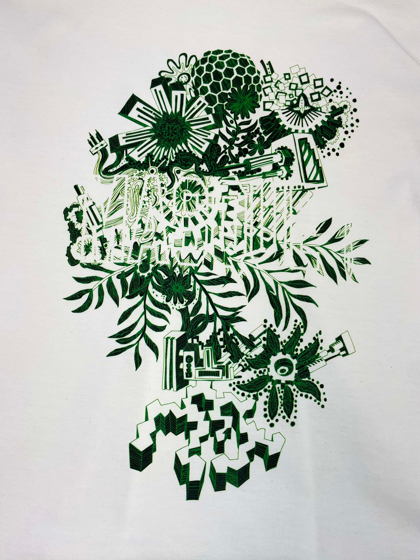 グラフィック Tシャツ ホワイト Graphic #1 "Clipping Masque"