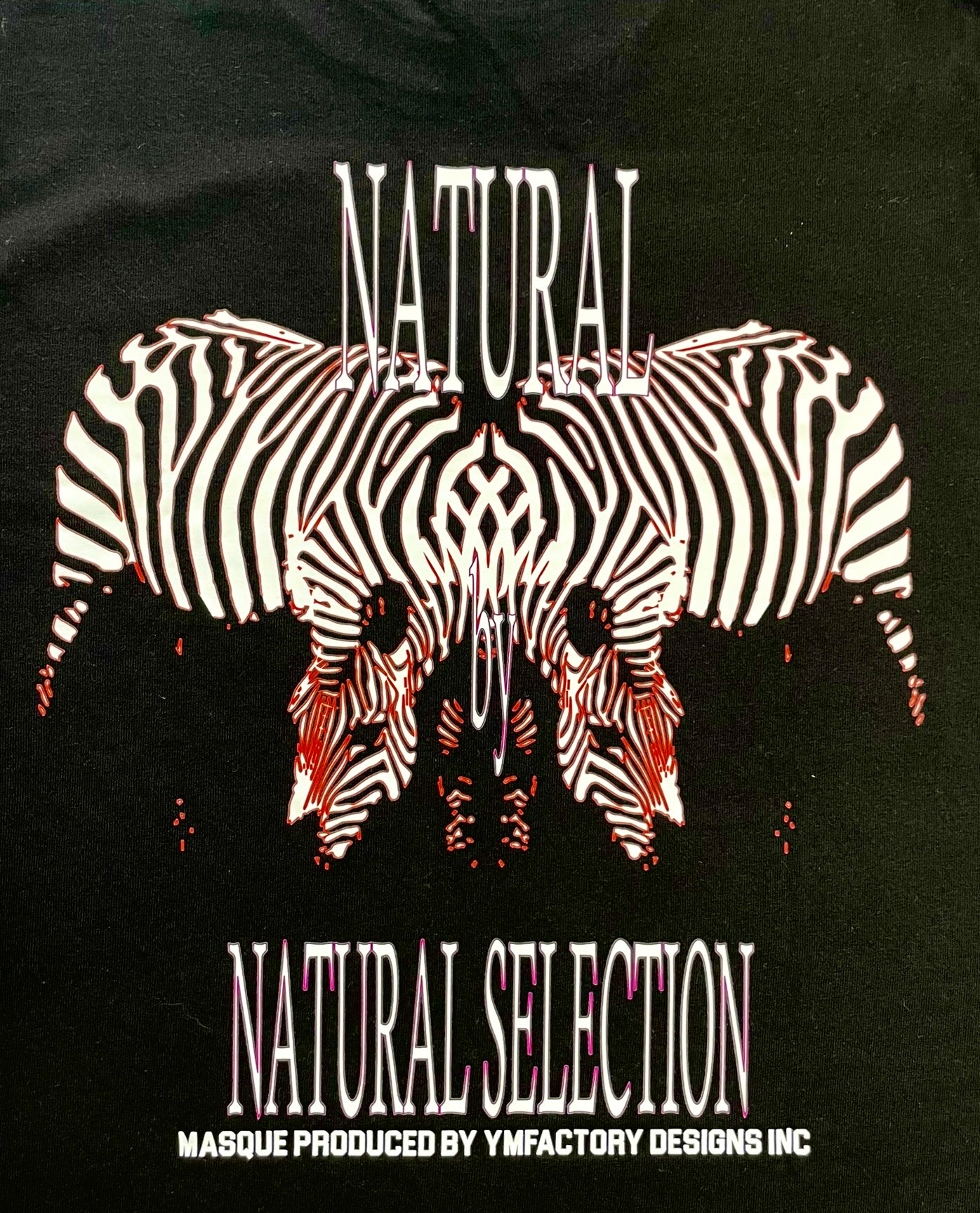 グラフィック Tシャツ ブラック Graphic #3 "Natural by Natural Selection"　