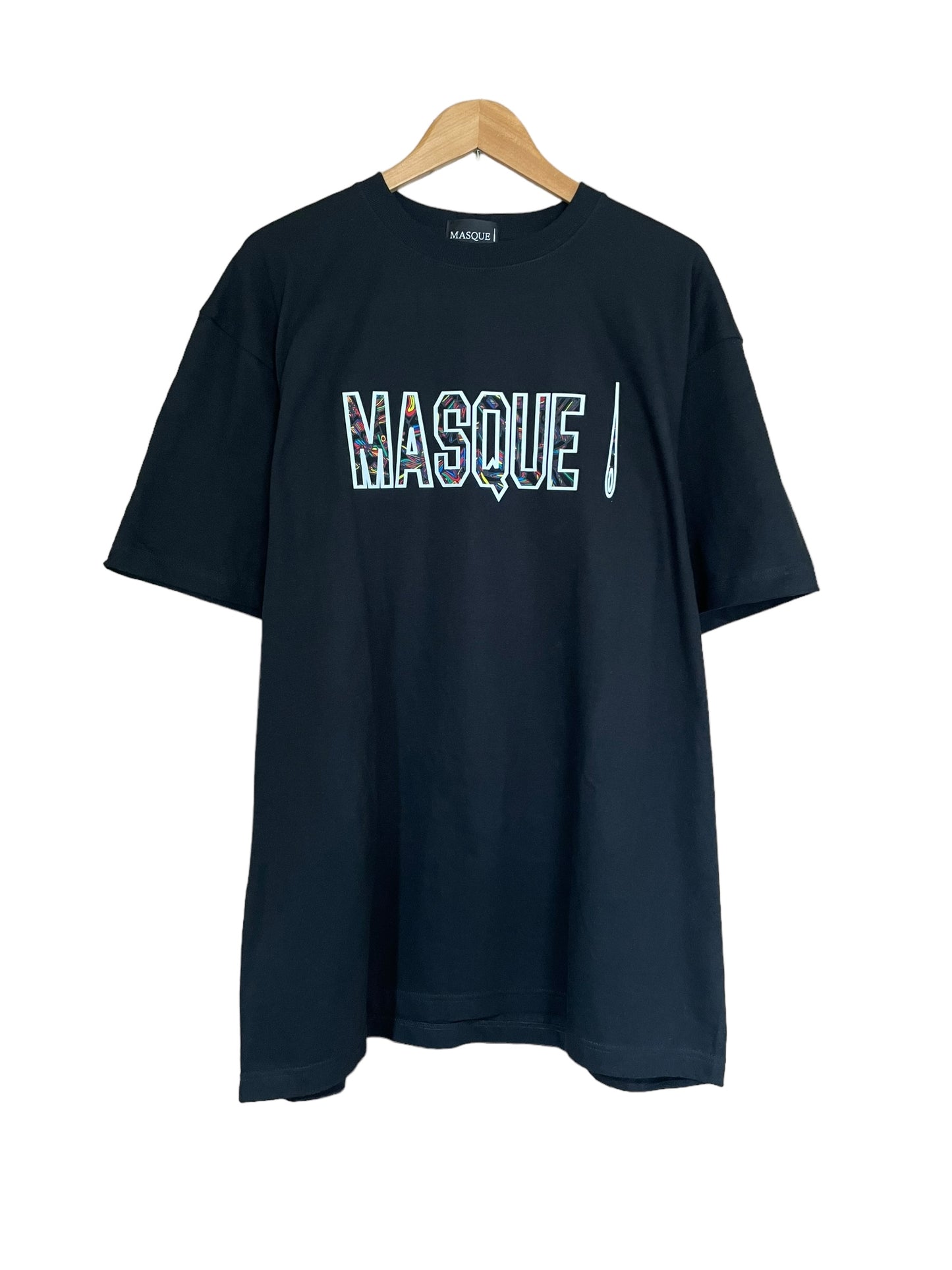 グラフィック Tシャツ ブラックNo.2 Graphic #1 "Clipping Masque"