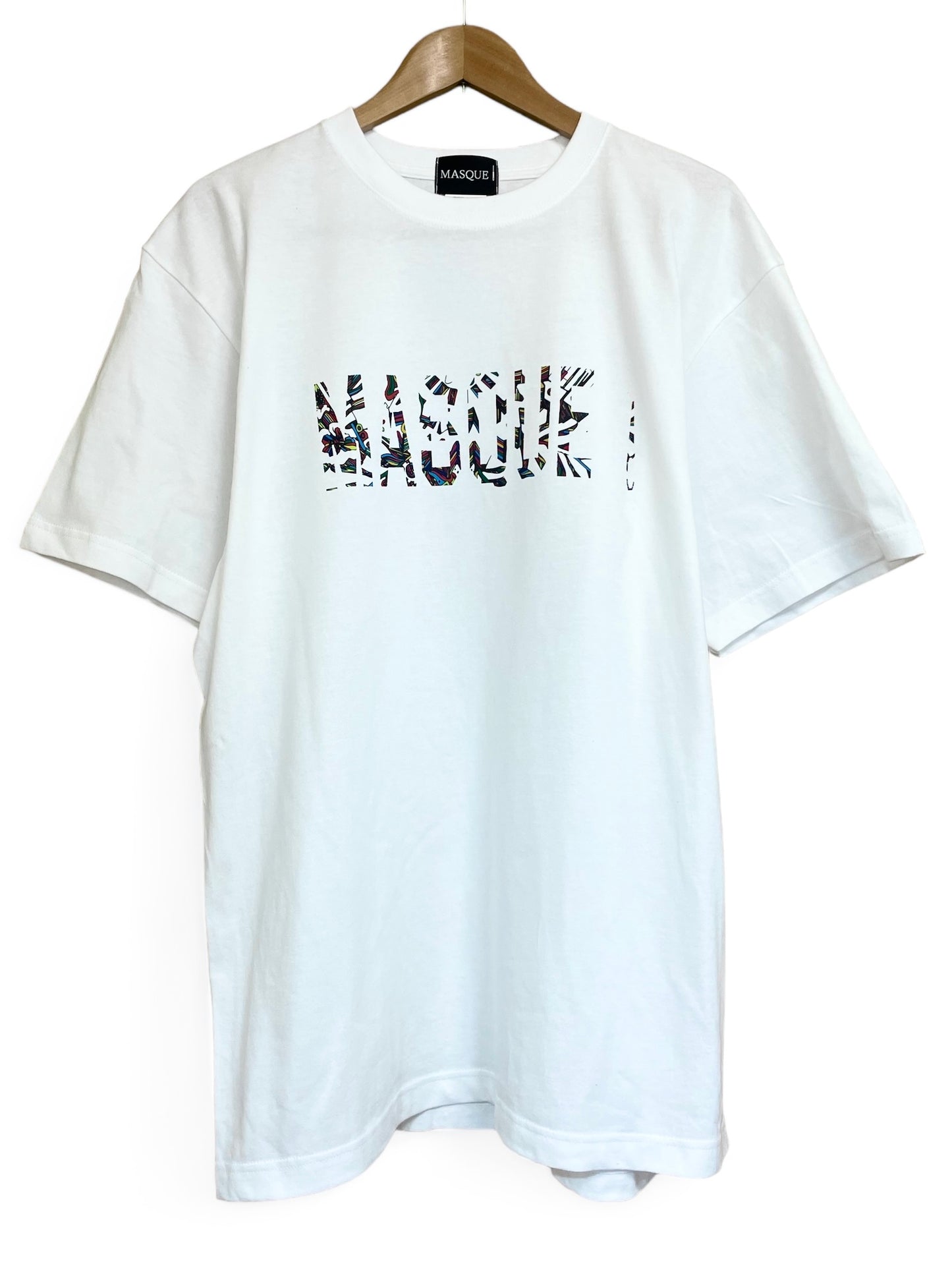 グラフィック Tシャツ ホワイトNo.2 Graphic #1 "Clipping Masque"