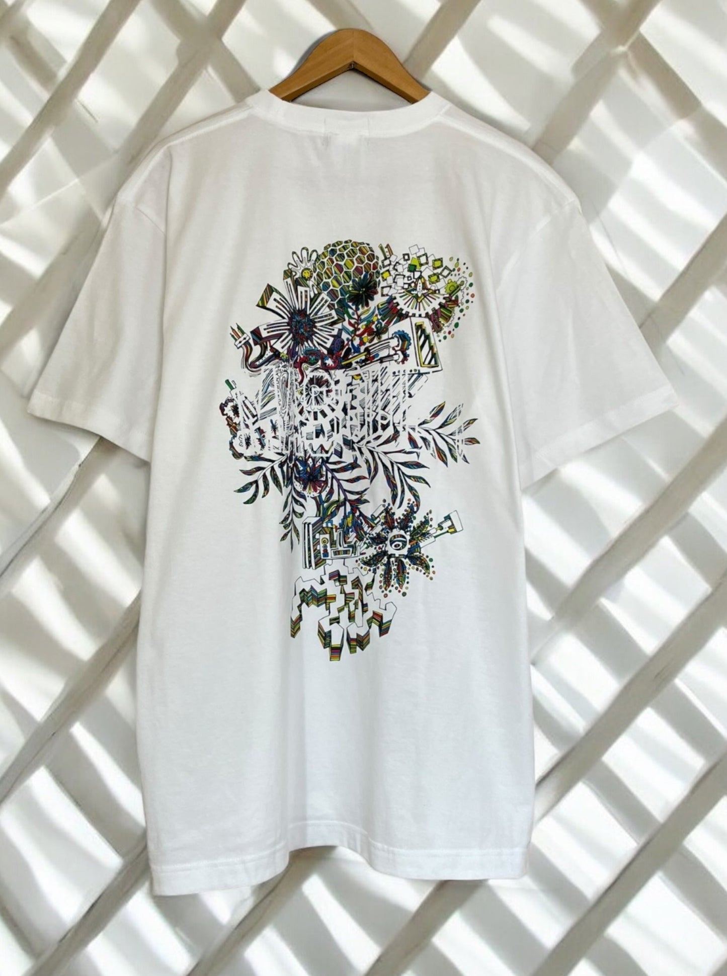 グラフィック Tシャツ ホワイトNo.2 Graphic #1 "Clipping Masque"